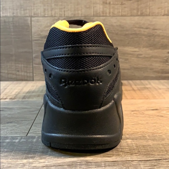 Reebok Aztrek Unisex Sneakers Black/Solar Gold - Picture 4 of 6